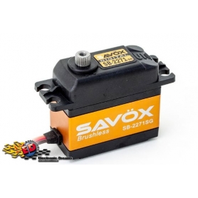 SAVOX SB-2271SG HV Digital Brushless Servo 20kg 0,065sec, 7,4V, 69gr