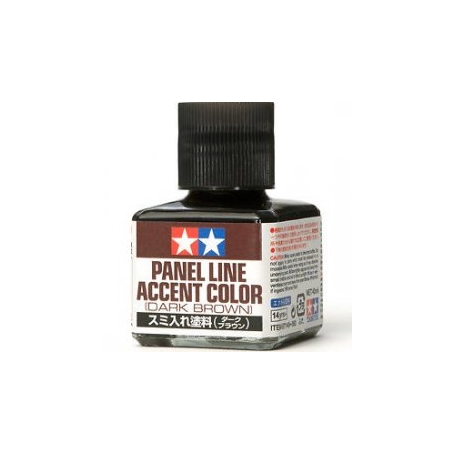 Tamiya 87140 Panel Line Accent Color - Dark Brown