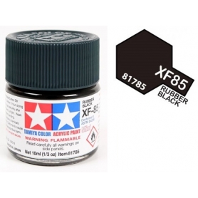 Tamiya 81785 XF-85 Rubber Black Colore Acrilico Opaco 10 ml