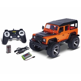 Carson 500404268 1:12 Land Rover Defender 2,4 GHz 100% RTR arancione