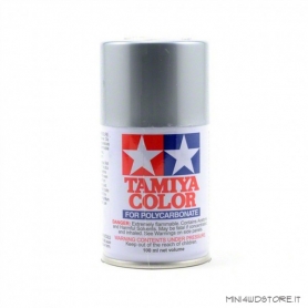Tamiya PS-48 Semi-Gloss Silver Anodized Aluminium Colore Spray Policarbonato 100 ml