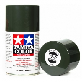 Tamiya TS-2 Dark Green Colore Spray per Plastica 100 ml