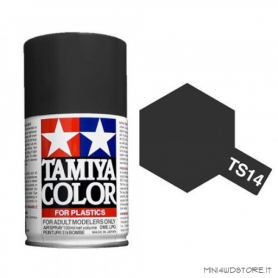Tamiya TS-14 Black Colore Spray per Plastica 100 ml