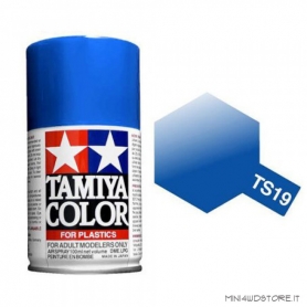 Tamiya TS-19 Metallic Blue Colore Spray per Plastica 100 ml