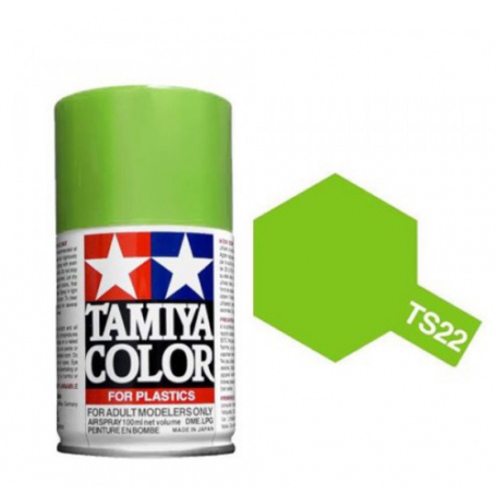 Tamiya TS-22 Light Green Colore Spray per Plastica 100 ml