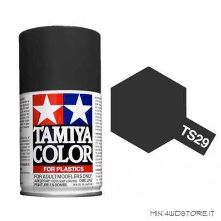 Tamiya TS-29 Semi Gloss Black Colore Spray per Plastica 100 ml