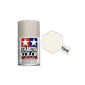 Tamiya TS-45 Pearl White Colore Spray per Plastica 100 ml