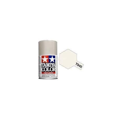 Tamiya TS-45 Pearl White Colore Spray per Plastica 100 ml