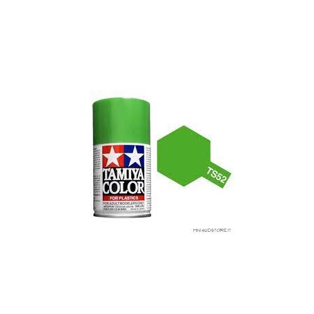 Tamiya TS-52 Candy Lime Green Colore Spray per Plastica 100ml
