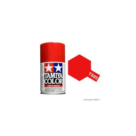 Tamiya TS-85 Bright Mica Red Colore Spray per Plastica 100ml