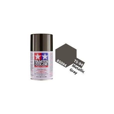 Tamiya TS-94 Metallic Gray Colore Spray per Plastica 100ml