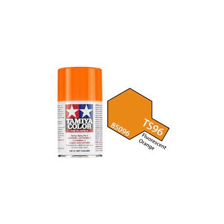 Tamiya TS-96 Fluorescent Orange Colore Spray per Plastica 100ml