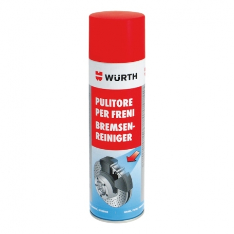 Pulitore Per Freni Euro Spray 500 ML Sgrassante Parti Meccaniche Auto Moto Wurth