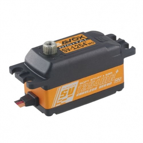 SAVOX SV-1254MG servo digitale HV metal gear Low-profile 15kg 0,085sec