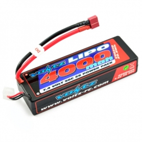 VOLTZ batteria LiPo 4000mah 2S 7.4V 50C Hardcase T-Plug