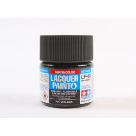 Tamiya 82160 LP-60 Nato Black Colore Lacquer 10ml