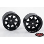 Cerchi LUG WAGON 2.2" STEEL STAMPED BEADLOCK WHEELS (BLACK