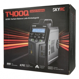 SKYRC T400 AC/DC 12A Caricabatterie 4x100W 12A MAX AC/DC 1-6S