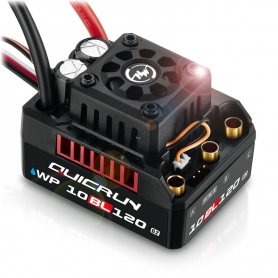 Hobbywing QUICRUN WP10BL120 G2 120A. 2-4s Regolatore brushless 120A sensorless waterproof