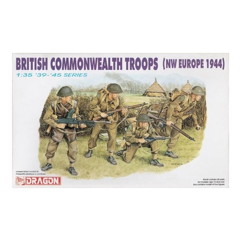 Dragon 6055 1/35 British Commonwealth Troops (NW Europe 1944)