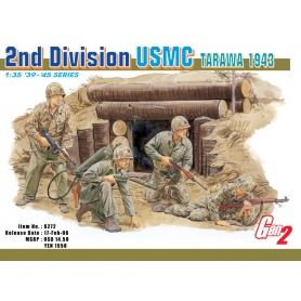 DRAGON D6272 2nd DIVISION USMC (TARAWA 1943) KIT 1:35
