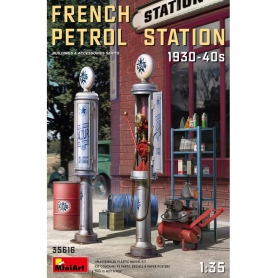 MINI ART 35616 French Petrol Station 1930-40S