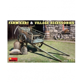 MINI ART 35657 Farm Cart & Village Accessories 1/35