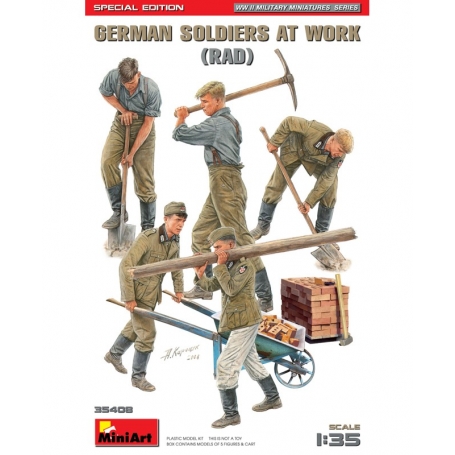 MINI ART 35408 German Soldiers At Work (RAD) Special Edition 1/35
