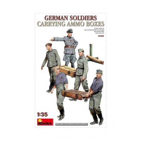 MINI ART 35384 German Soldiers Carrying Ammo Boxes 1/35