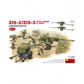MINI ART 35369 ZIS-2-ZIS-3 With Limber & Crew 2 In 1