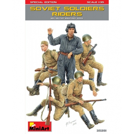 MINI ART 35281 Soviet Soldiers Riders 1/35