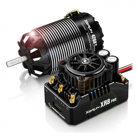 Hobbywing XERUN COMBO XR8 Pro G3 + Motore 4268 2200kv Off-Road 1/8 Buggy Competition