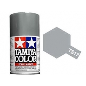 Tamiya TS-17 Gloss Aluminum Colore Spray per Plastica 100 ml