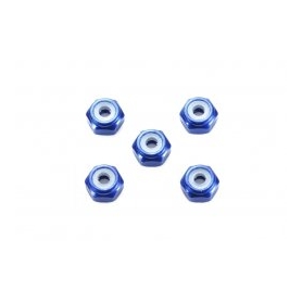 Tamiya 95459 Dadi 2mm Autobloccanti Blu Scuro (5) Mini4wd