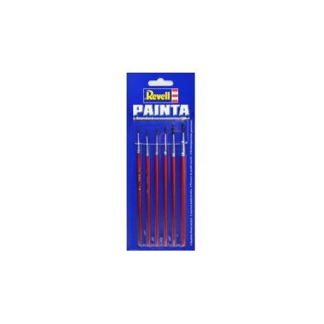 Revell 29621 Painta Standard Brushes Set [00, 0, 1, 2, 3, 4]