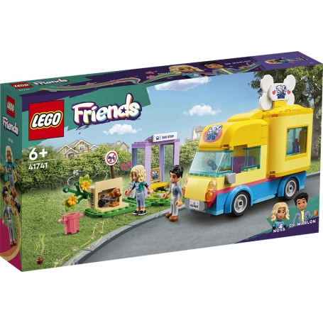 Lego  41741 friends Furgone di soccorso dei cani