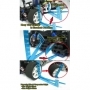 Yeah Racing misuratore camber / altezza telaio / altezza gomme BLU