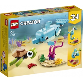 Lego 31128  creator Delfino e tartaruga