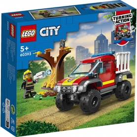 Lego 60393 city fire Soccorso sul fuoristrada dei pompieri