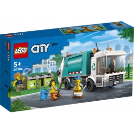 Lego 60386  city great vehicles Camion per il riciclaggio dei rifiuti