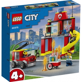 Lego 60375  city fire Caserma dei pompieri e autopompa