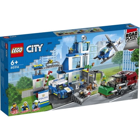 Lego 60316 city police Stazione di polizia