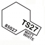 Tamiya TS-27 Matt White Colore Spray per Plastica 100ml