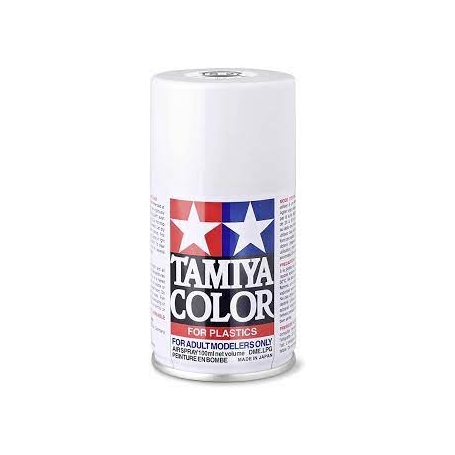 Tamiya TS-27 Matt White Colore Spray per Plastica 100ml