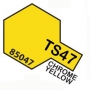 Tamiya TS-47 Chrome Yellow Colore Spray per Plastica 100ml