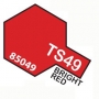 Tamiya TS-49 Bright Red Colore Spray per Plastica 100ml