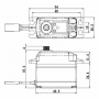 SAVOX SV-1270TG+ Servo Digitale HV PLUS Ultra Torque 40kg 0.11sec ingranaggi Titanio