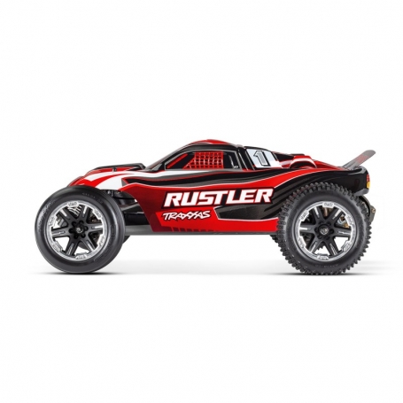 Traxxas Rustler 2wd 1:10 Stadium Truck XL-5 TQ 2.4ghz RTR, Batteria e Caricabatterie ID