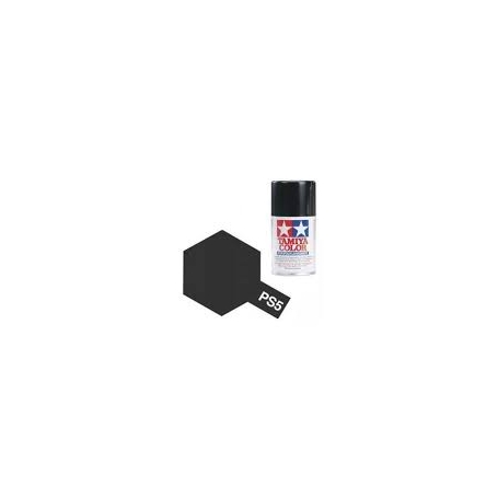 Tamiya PS-5 Black Spray Policarbonato 100 ml