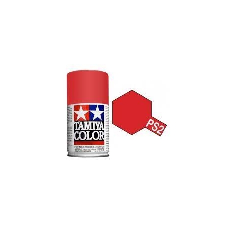 Tamiya PS-2 Red Spray Policarbonato 100 ml